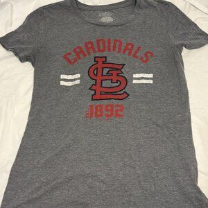 St. Louis Cardinals MLB Women's Graphic T-Shirt Size  Retro Log